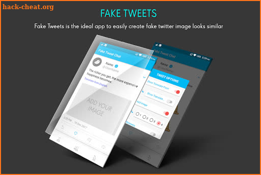 Fake Tweets screenshot