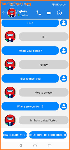 Fake Video call among us impostor Live screenshot