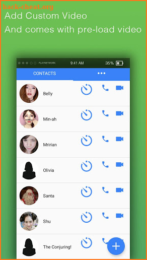Fake video call - FakeTime for Messenger screenshot