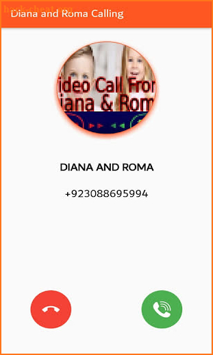 Fake Video Call From Diana & Roma screenshot