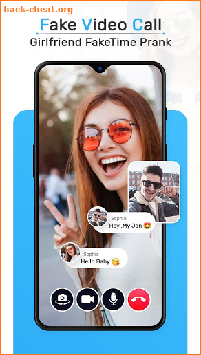 Fake video call - Girlfriend prank screenshot