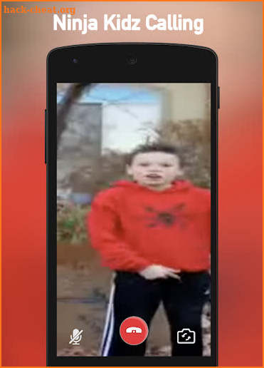 Fake Video Call Ninja Kidz screenshot