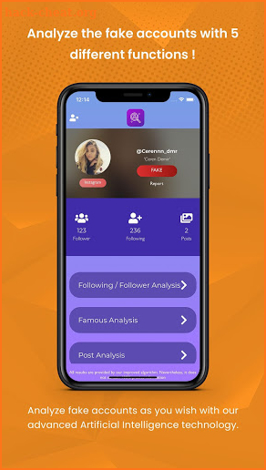 FakeFind - Instagram Fake Followers Finder screenshot