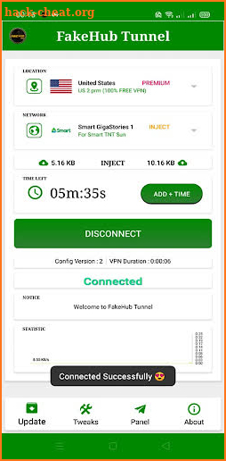 FakeHub Tunnel screenshot