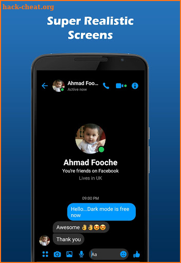 Fakenger Pro (Ad-Free) - Prank chat screenshot