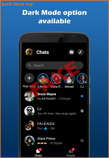 Fakenger Pro (Ad-Free) - Prank chat screenshot