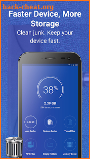 Falcon Super Cleaner- Junk Cleaner & Speed Booster screenshot