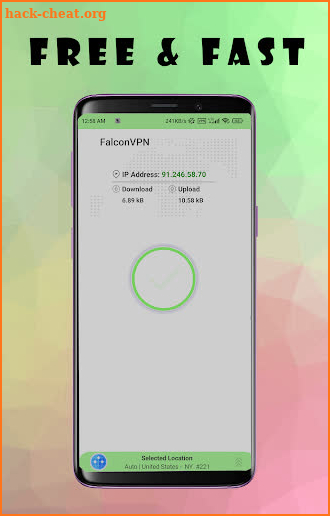 Falcon VPN screenshot