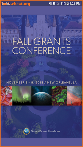 Fall 2018 NSF Grants Conf. screenshot