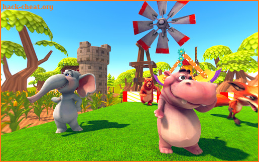 Fall Animals Knockout Racing Mania 3D: Dash N Run screenshot