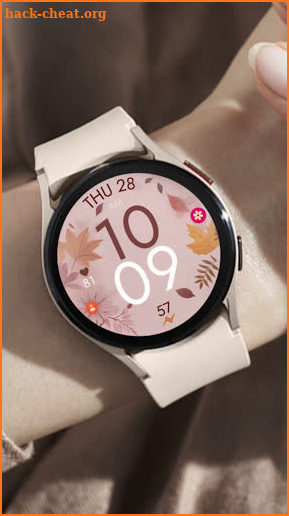 Fall Autumn digital watch face screenshot