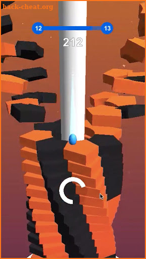 Falling Ballz : Blast through platforms screenshot