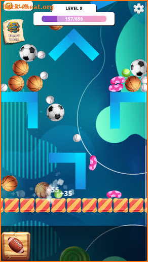 Falling objects screenshot