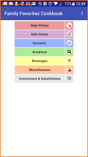 Family Favorites Cookbook screenshot