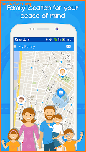 Family GPS tracker My Family screenshot