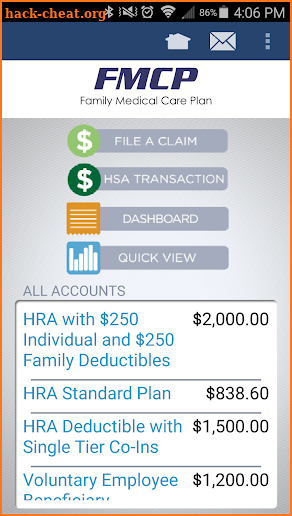 Family Medical Care Plan-SFA screenshot