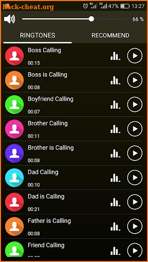 Family Ringtones - Contacts Ringtones screenshot