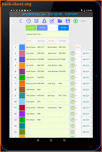 Family Tree Builder screenshot