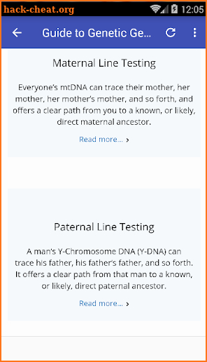 Family tree dna screenshot