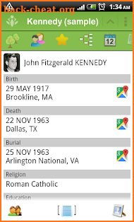 FamilyGTG - Family Tree screenshot