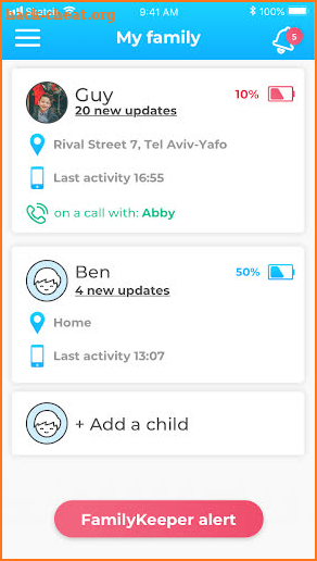 FamilyKeeper (Parent) screenshot