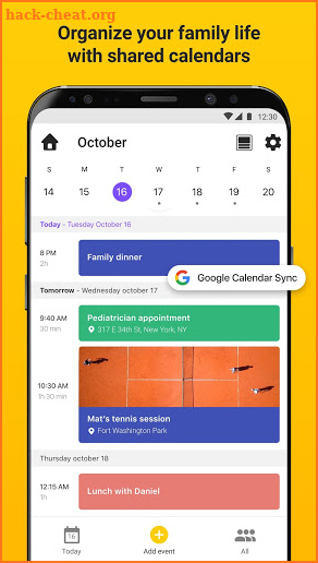 FamilyWall for Sprint screenshot