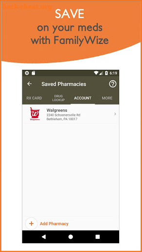 FamilyWize Prescription Discount Card screenshot