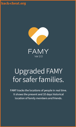 FAMY 2.0 - Location Tracking screenshot