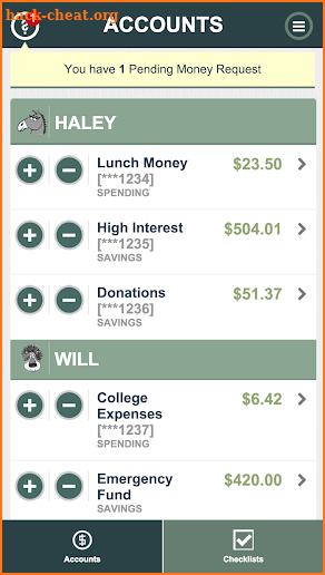 FamZoo Family Finance screenshot