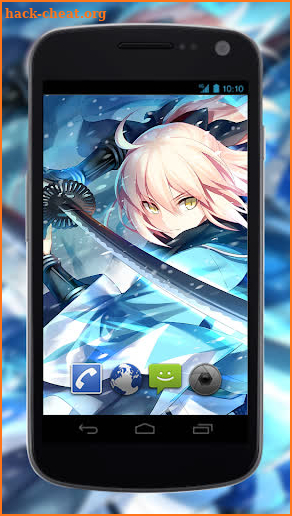 Fan Anime Live Wallpaper of Okita Souji screenshot