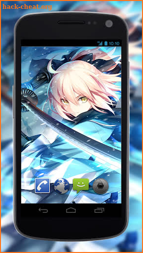 Fan Anime Live Wallpaper of Okita Souji screenshot