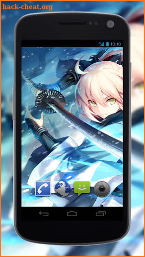 Fan Anime Live Wallpaper of Okita Souji screenshot