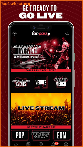 Fan Pass screenshot