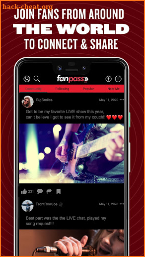 Fan Pass screenshot