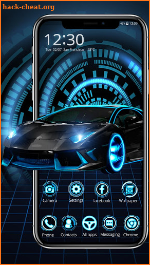 Fancy Black Car Launcher Theme Live HD Wallpapers screenshot