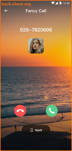 Fancy call - Color Call Screen screenshot