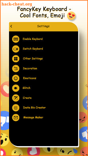 Fancy Fonts & Emoji Keyboard - Cool Fonts Style screenshot