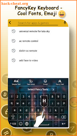 Fancy Fonts & Emoji Keyboard - Cool Fonts Style screenshot