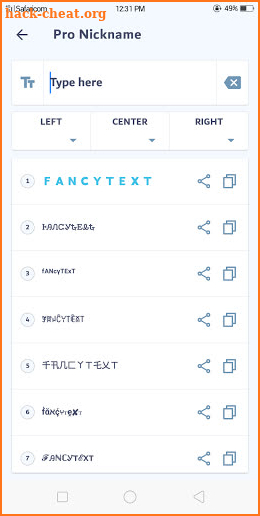 Fancy Stylish Fonts screenshot