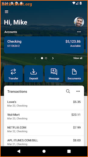 F&M Bank EZ Banking screenshot