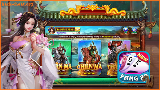 fang89 - Game danh bai slot online screenshot