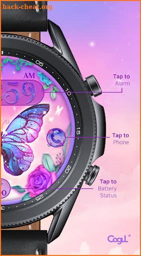 Fantastic Butterfly_Watchface screenshot