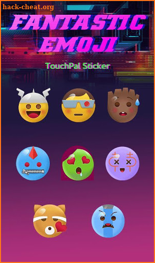 Fantastic Emoji Sticker screenshot