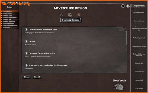 Fantasy Adventure Builder screenshot