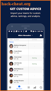 Fantasy Baseball My Playbook screenshot