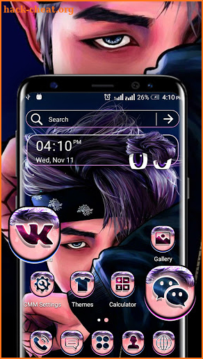 Fantasy Boy Launcher Theme screenshot