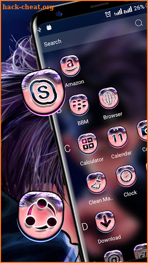 Fantasy Boy Launcher Theme screenshot