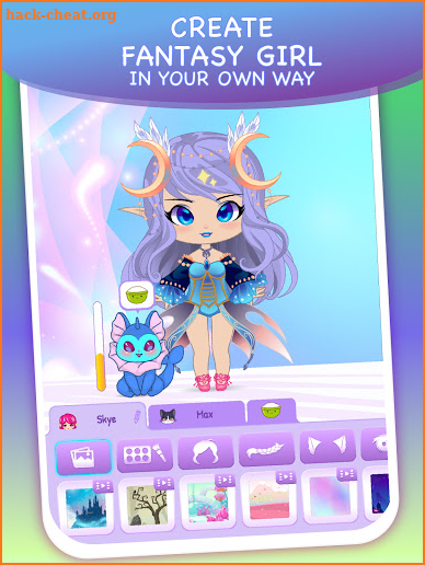 Fantasy Chibi Dress Up Avatar Maker screenshot