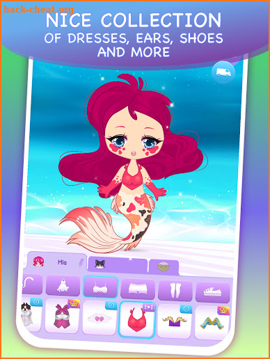 Fantasy Chibi Dress Up Avatar Maker screenshot