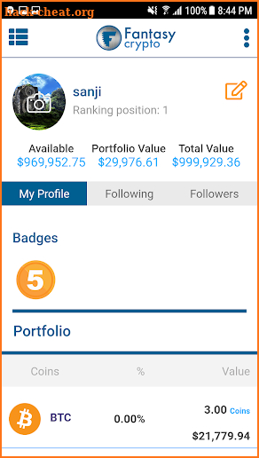 Fantasy Crypto screenshot